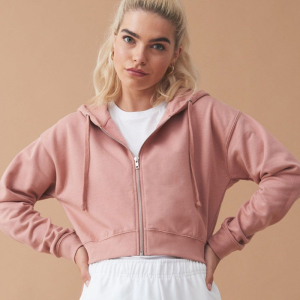 Crop-Top Zoodie Damen Hoodie bedrucken | Just Hoods