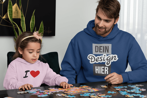 Hoodie für Papa bedrucken. Omnishirt